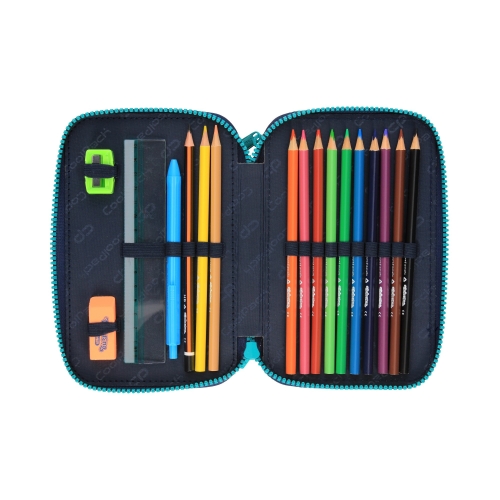 Piórnik podwójny z wyposażeniem Wishes CoolPack Jumper/2 E66538