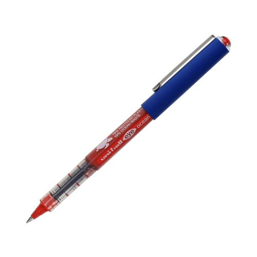 Pióro kulkowe 0.5mm czerwone Ocean Care Uni UB150