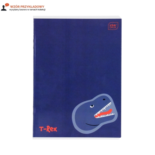 Zeszyt A5/16 kratka UV Dinozaurus Interdruk 70g