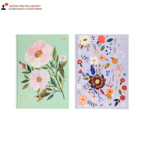 Kołozeszyt A4/80 kratka z perforacją Garden Interdruk 70g