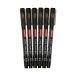 Cienkopis czarny 6szt. Derwent Line Maker 2305559 [2]