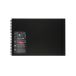 Szkicownik A3/40 spirala Derwent Black Book 200g 2300381 [1]