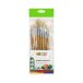 Pędzel naturalny - 10szt. mieszane Happy Color HA3240/3241 [1]