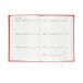 Kalendarz książkowy A5 Nauczyciela czerwony Vivella tygodniowy [6]