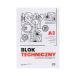 Blok techniczny A3/10 biały 140g Wektor [1]