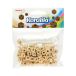 Koraliki drewniane 8mm naturalne Alfabet (60) Brewis KL4 [1]