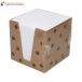 Karteczki 90x90x90 białe nieklejone pojemnik Kraft Interdruk [1]