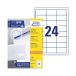 Etykiety uniwersalne Ultra Grip 64.6x33.8/24 białe Avery Zweckform E100 (100) [1]