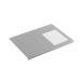 Mata na biurko 65x50 antracytowa z nakładką zabezpieczającą Durable [2]