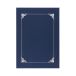 Teczka ozdobna na dyplom granatowa srebrna ramka [2]