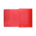 Teczka z gumką transparentna czerwona 40mm Biurfol TG-14 [2]