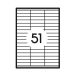 Etykiety uniwersalne 70x16.9/51 białe Grand (100) [1]