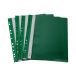 Skoroszyt sztywny perforacja A4/PVC zielony Biurfol ST-02 [2]