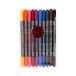 Flamastry 10kol dwustronne Bipunta Fibracolor [3]