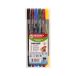 Flamastry 6kol dwustronny Bipunta Fibracolor [1]