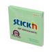 Karteczki samoprzylepne 76x76/100 zielony 360stopni StickN [1]