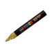 Marker plakatowy 1.8-2.5mm złoty okrągły Posca PC5M [2]