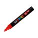 Marker plakatowy 1.8-2.5mm czerwony okrągły Posca PC5M [1]
