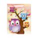 Torebka ozdobna Sowa pastel LUX - 18 x 23 x 8 cm [1]