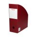 Pojemnik czasopisma 100mm bordo PCV Biurfol [2]