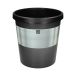 Kosz plastikowy 18L czarno-metalowy Elegance [1]