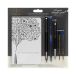 Zestaw Parker Vector pióro wieczne + długopis czarny CT + notes [1]