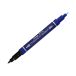 Marker CD 0.4-0.9mm niebieski dwustronny Pentel N75W [2]