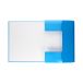 Teczka gumka A4+ twarda niebieska Interdruk [2]