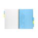 Kołozeszyt A4/200str kratka Pastel Projekt Book niebieski [2]