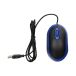 Mysz optyczna przewodowa USB czarno/niebieska Omega OM-06BL [1]
