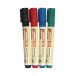 Marker permanentny 1.0-5.0mm 4kol ścięty Edding 22 EcoLine [2]