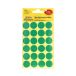 Etykiety oznaczeniowe fi18 zielone Kropki 3006 (96) [1]
