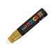 Marker plakatowy 15mm złoty prostokątny Posca PC-17K [2]