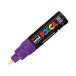 Marker plakatowy 8mm fioletowy ścięty Posca PC-8K [2]