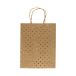 Torebki papierowe 25x10x20 złote kropki Kraft - 5szt. [1]