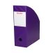 Pojemnik czasopisma 100mm fiolet/Violet PVC Biurfol [1]