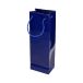 Torba papierowa 120x80x350 granatowa laminowana na butelkę B025 [2]