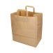 Torba papierowa 320x220x370 brązowa uszy płaskie [2]