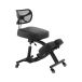 Krzesło ergonomiczne klękosiad czarne eko + pokrowiec OKNEEL PRO [1]