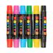 Marker permanentny 10mm/17mm 6kol dwustronny Poster GR-1712 [2]