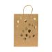Torebki papierowe 33x10x24 złote balony Kraft - 5szt. [1]