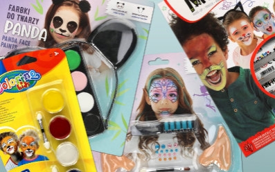 Farby do malowania twarzy - nie tylko na imprezę