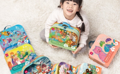 Puzzle Deli w walizce - edukacyjna zabawa